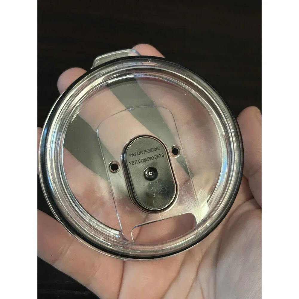 Genuine YETI Rambler MagSlider Lid Replacement Clear Black 20 oz Lid Only